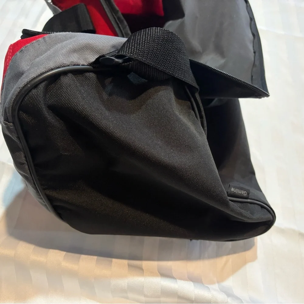 Gemline Carry-On Bag With Upside Down Glittered American Flag (Good Condition)